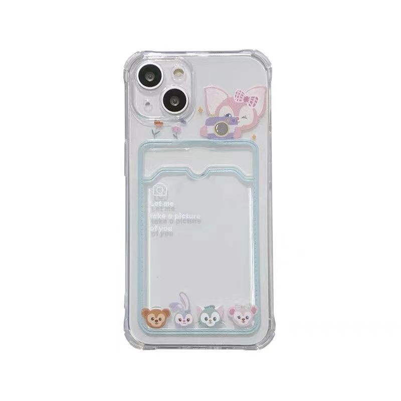 Ốp Điện Thoại Silicon TPU Mềm Trong Suốt Chống Sốc Hình Cáo Dễ Thương Cho IPhone 13 12 Mini 11 10 Pro XS Max X XR 8 7 6 6S Plus SE 2020