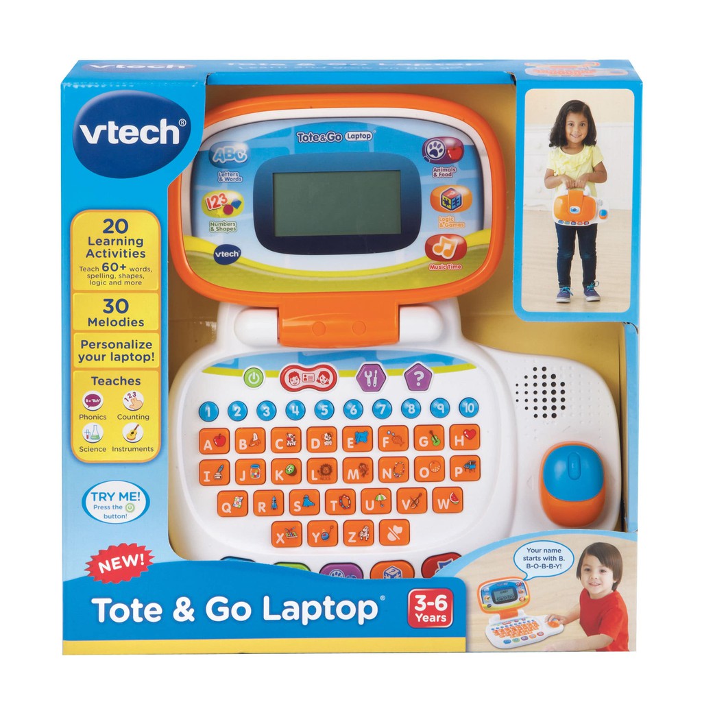 Đồ Chơi Trẻ Em Vtech - 80-155403 My Laptop - Laptop Học Chữ Cái (Cam)