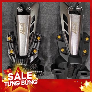 Dè sau indo và ốp đuôi kingdrag titan bạc mờ
