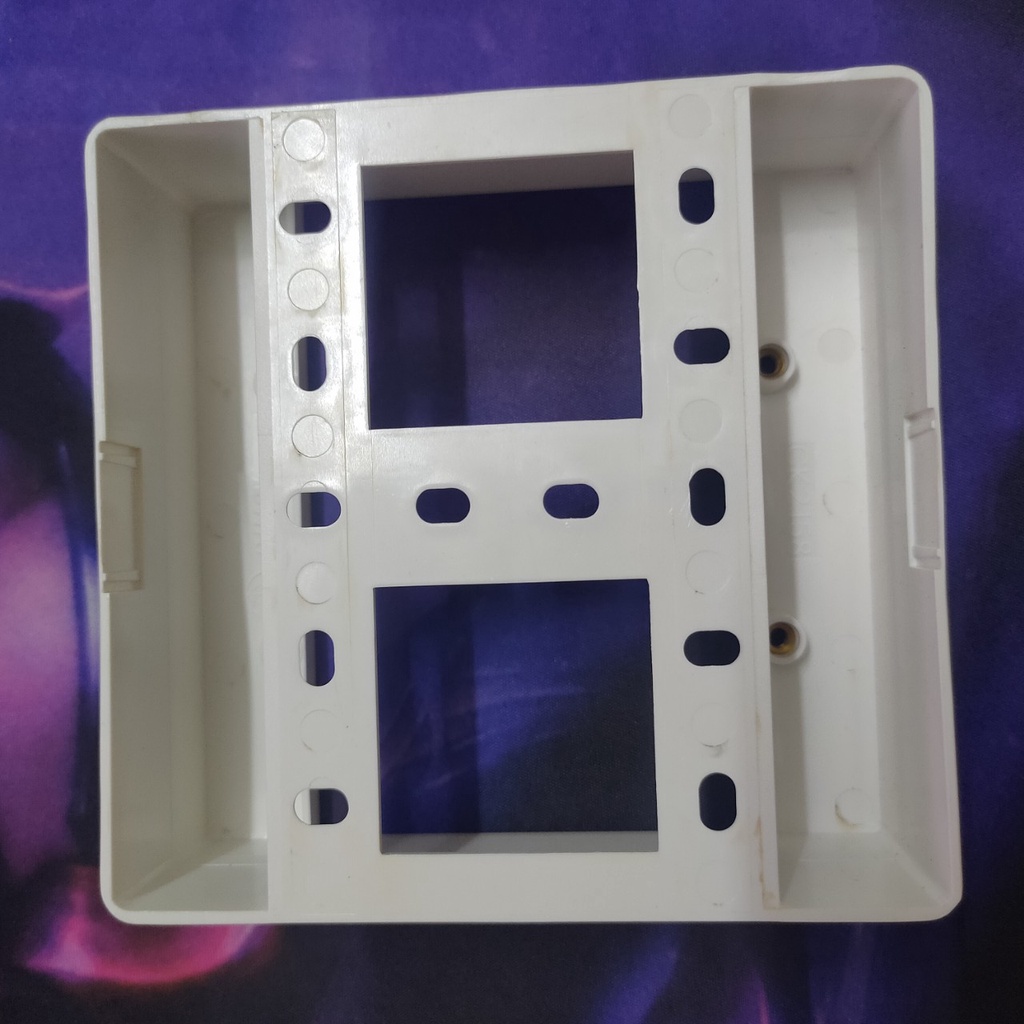 Đế nổi nhựa chữ nhật SINO CK2158 dùng cho mặt 4/6 mô-đun dòng S-Concept