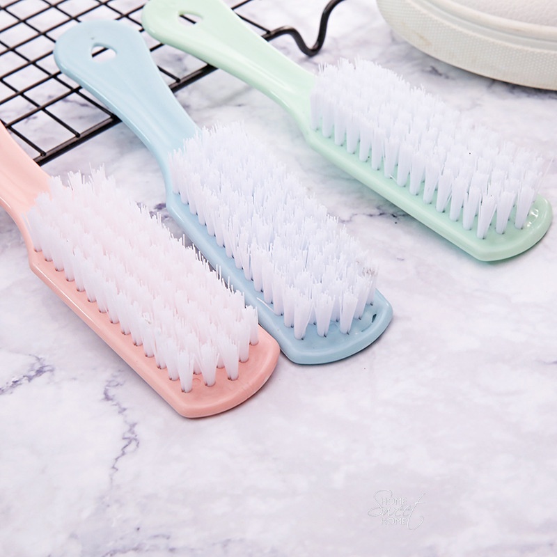 Set 3 Bàn Chải Giặt Quần Áo Bằng Nhựa Mềm Nhỏ Gọn Tiện Lợi