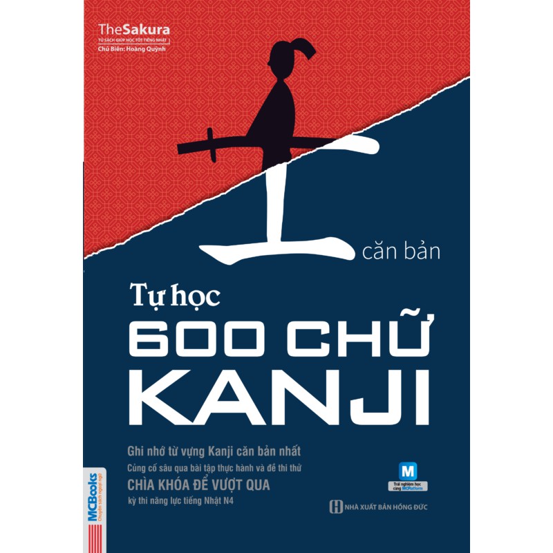 Sách Tự Học 600 Chữ Kanji Căn Bản (tái bản 2019)