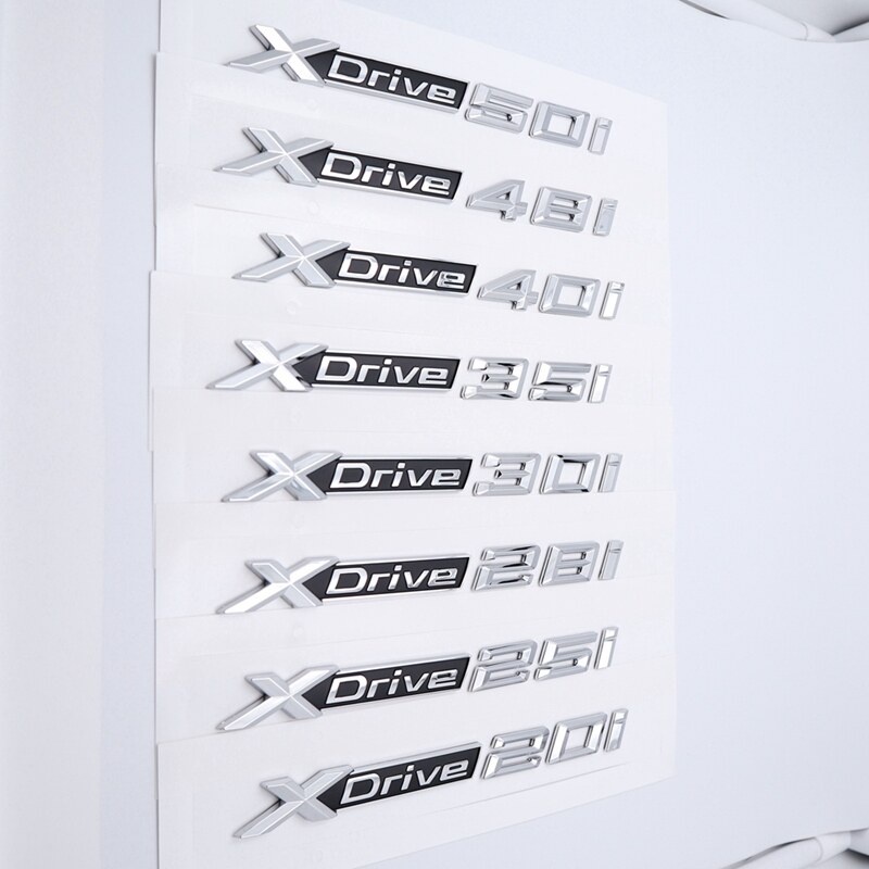 Miếng Dán Trang Trí Hông Xe Hơi BMW Xdrive 18i 20i 23i 25i 28i 30i 35i 40i 45i 50i 55i 48i