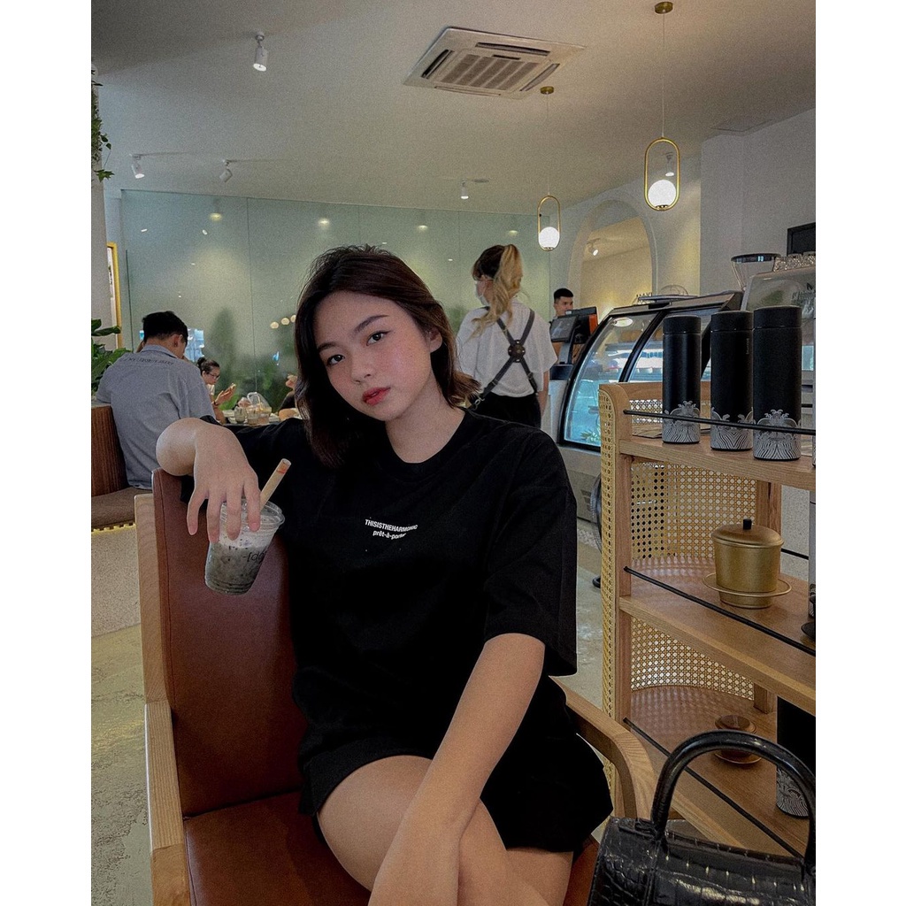 Áo thun from rộng unisex harmonic GODMOTHER