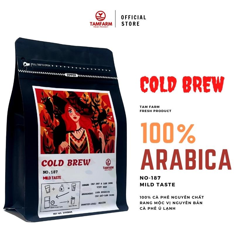 Cà phê cold brew túi lọc 100% Arabica nguyên chất gu vị nhẹ nhàng, hậu vị tốt, cafe ủ lạnh TamFarm | BigBuy360 - bigbuy360.vn