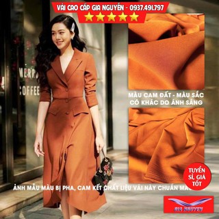 Vải Gill Ý-Thời trang công sở-Vải may quần áo văn phòng-dày dặn-co giãn-đứng dáng-không nhăn-không xù chỉ 110k/m