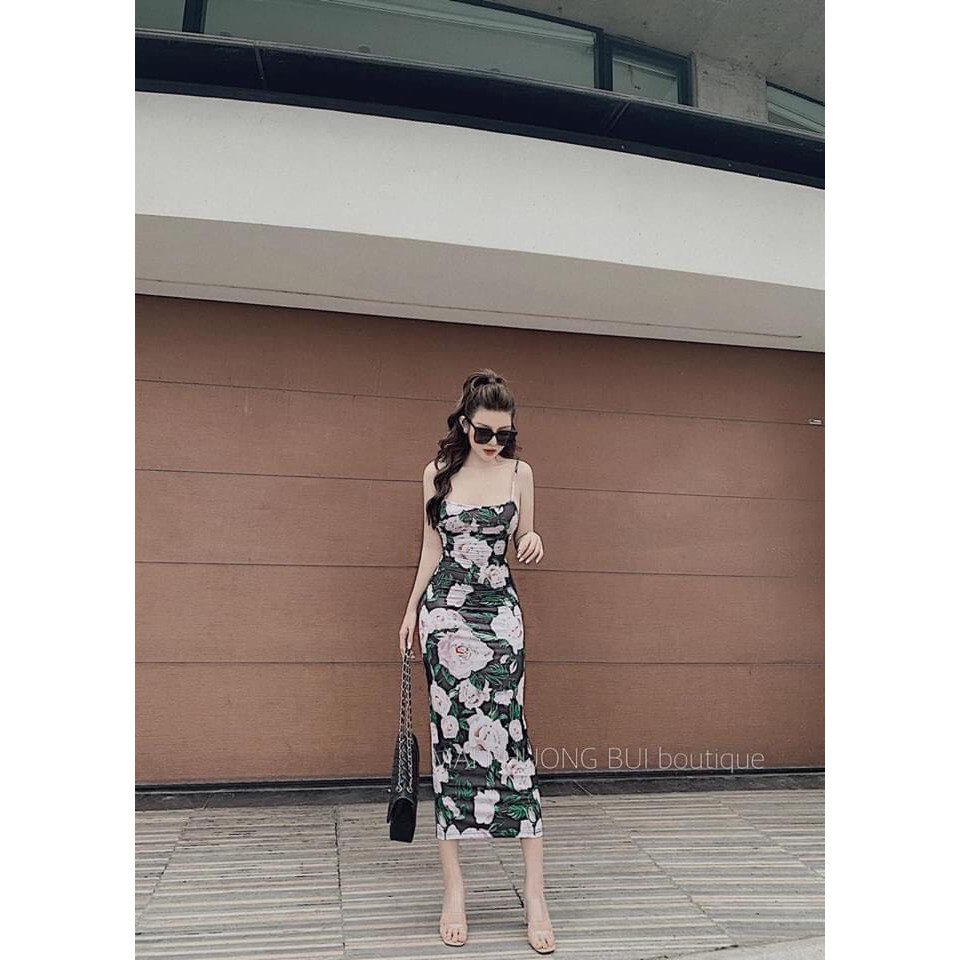 Đầm body 2 dây