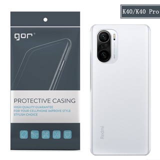 Ốp lưng dẻo Gor TPU cho Xiaomi Redmi k40/ K40 Pro bảo vệ camera trong suốt
