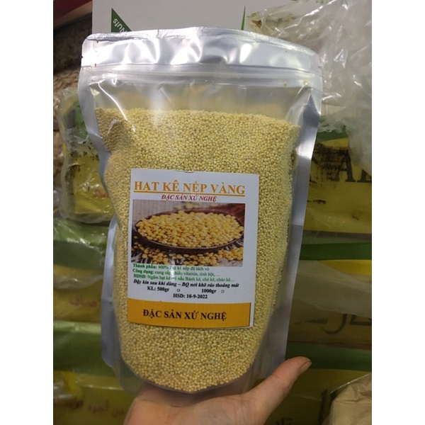 1kg Hạt Kê Vàng Nghệ An tách vỏ