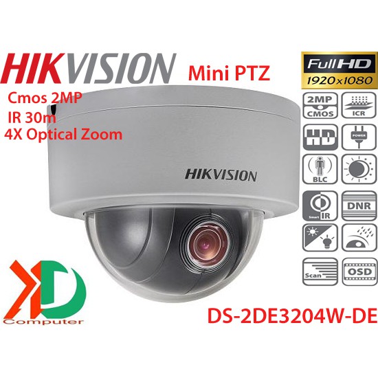 Camera IP Speed Dome Hikvision DS-2DE3204W-DE
