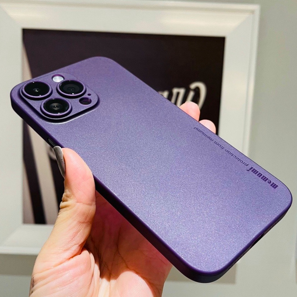 Ốp Memumi Siêu Mỏng 0.33 mm iP 14Promax/ 14Plus/ 14Pro/ 14/ 13Promax/ 13Pro/ 13/ 12Promax/ 12Pro/ 12 Chính Hãng Memumi