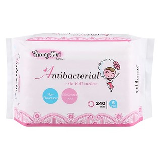 Băng vệ sinh ban ngày UUcare dòng Young girl kháng khuẩn 24cm/16m