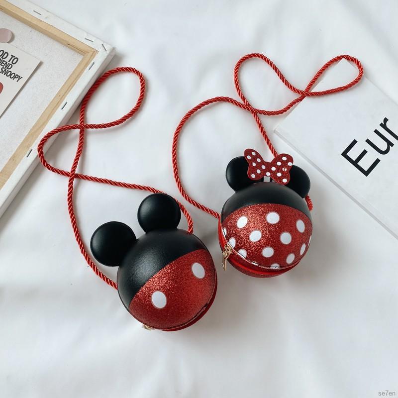 Túi đeo vai hình chuột Minnie dễ thương cho bé gái