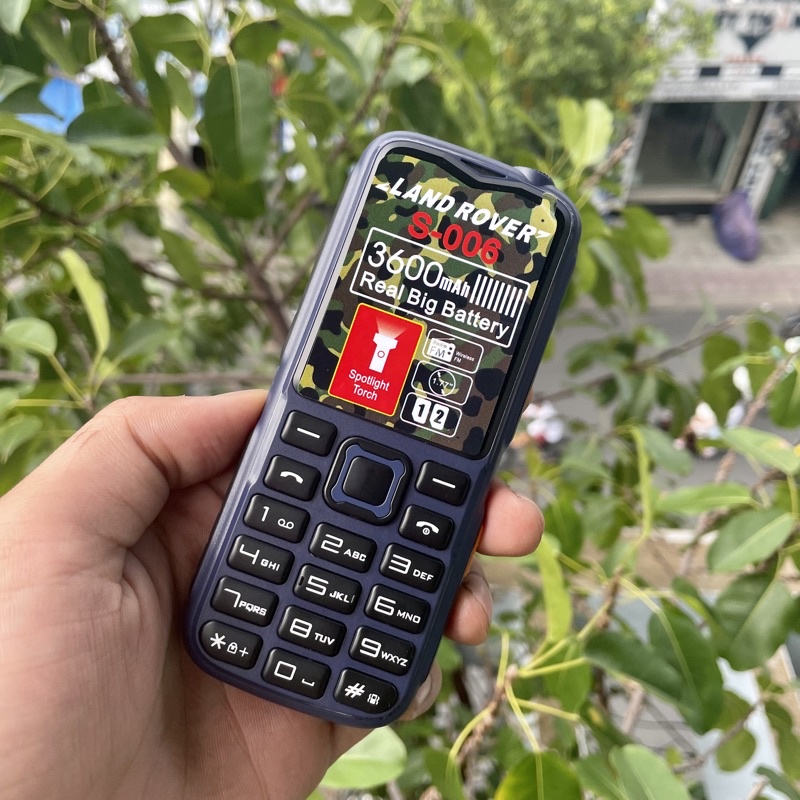 Điện Thoại Pin Trâu Land Rover S6 2 Sim Pin Khủng.