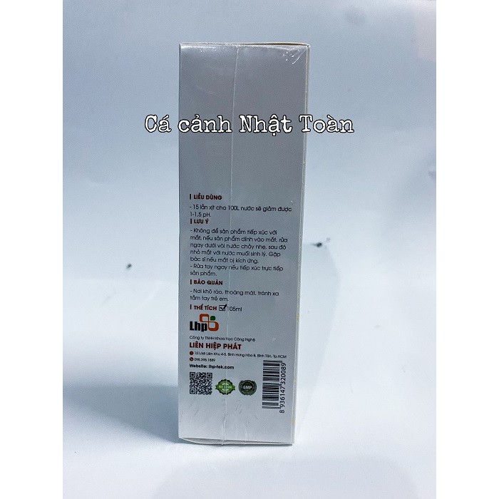 VI SINH GIẢM PH- KOIKA CÁ KHỎE TRONG NƯỚC 100ML