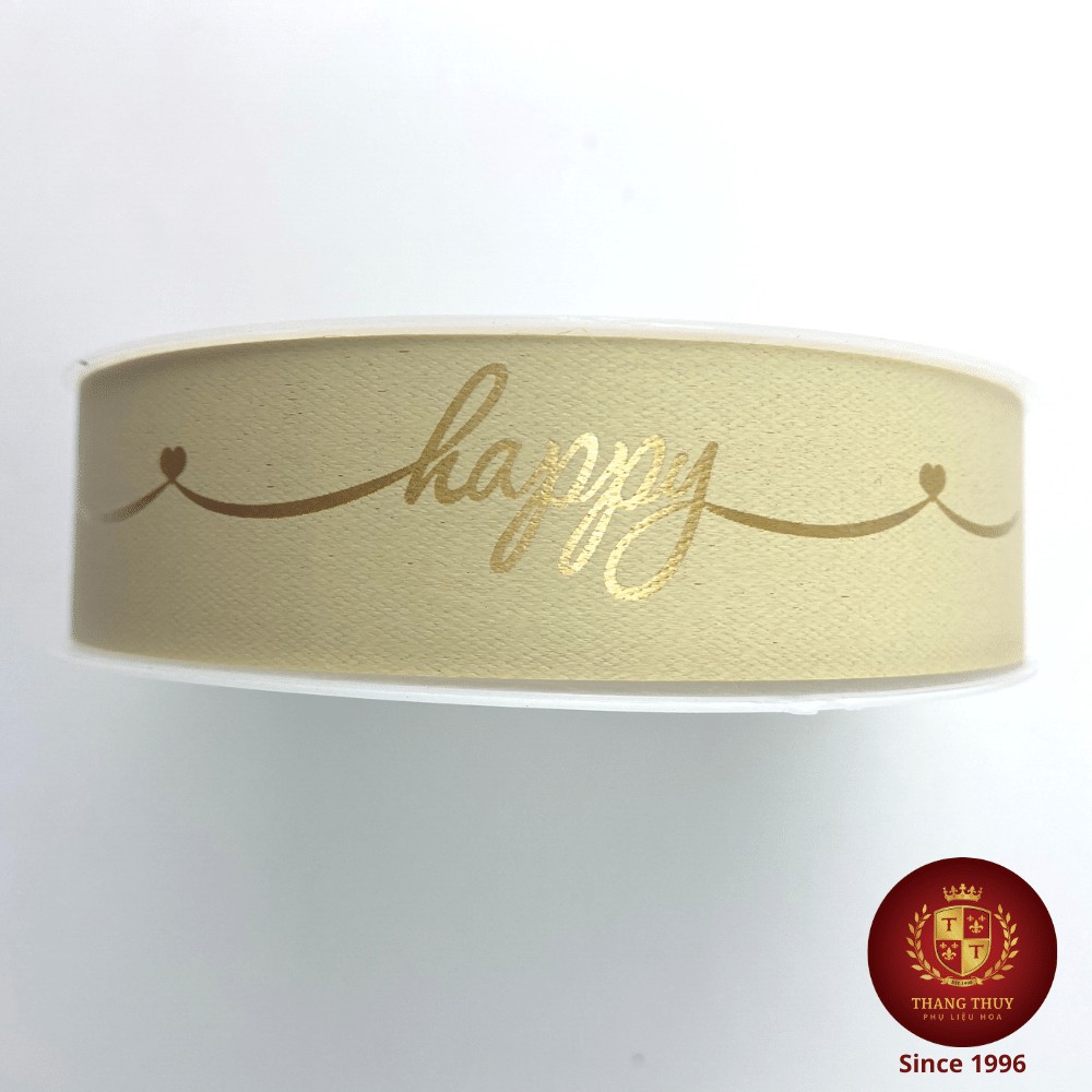 Ruy băng nơ Thái chữ Happy