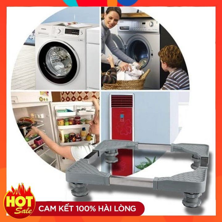[HÀNG LOẠI 1]Chân Kê Máy Giặt Tủ Lạnh Đế Kê Chân Tủ Lạnh Máy Giặt Bằng Inox Đa Năng | BigBuy360 - bigbuy360.vn