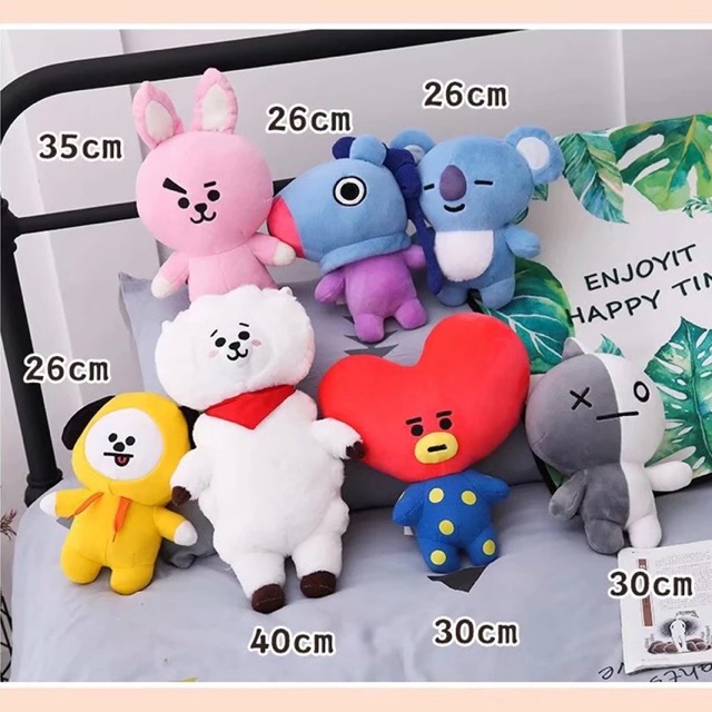 Thú bông hình nhân vật BT21