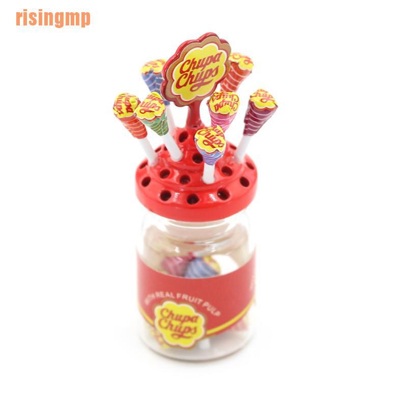 Mô Hình Kẹo Mút Mini Tỉ Lệ 1: 12 Dùng Trang Trí Nhà Búp Bê