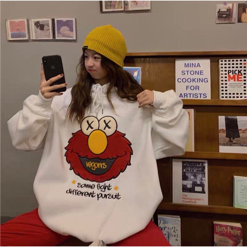Áo hoodie nữ nỉ bông dày