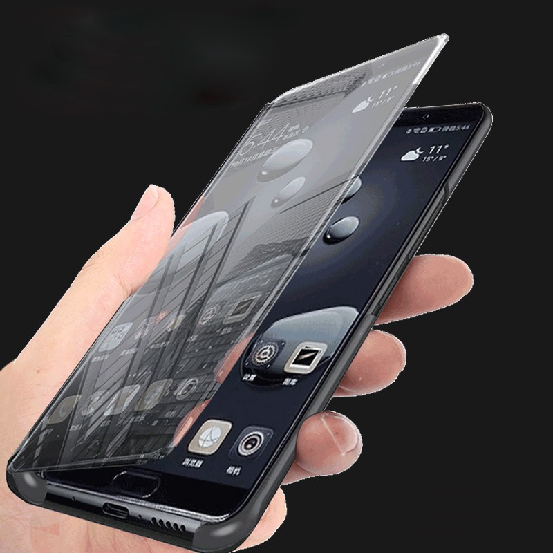 Samsung Galaxy A70 Smart Case Luxury Plating Flip View Mirror Case