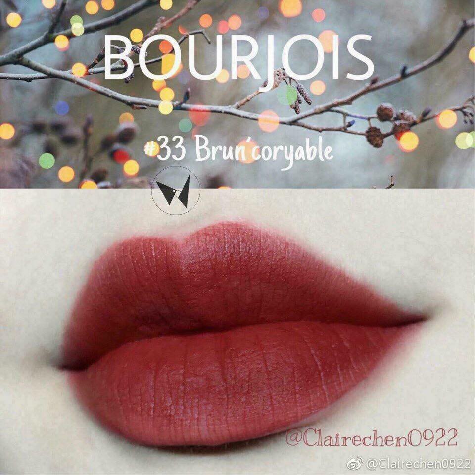 Son Bourjois Velvet 33 Đỏ đất