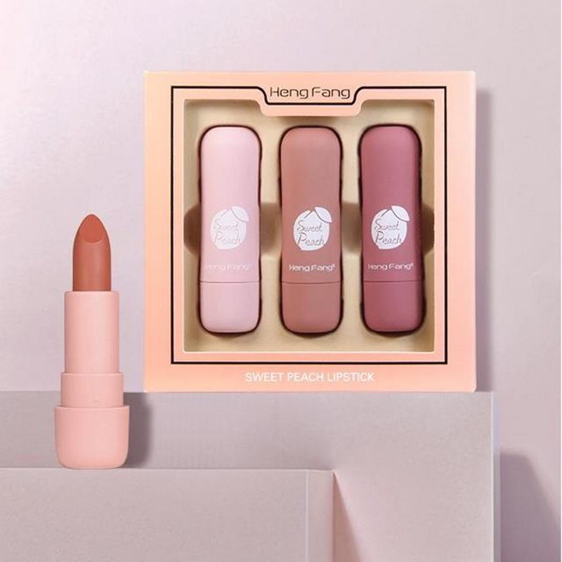 [HÀNG CHÍNH HÃNG] Set 3 Thỏi Son Lì Màu Hot -Set Son Lì 3 Cây Nội Địa Trung Màu Đỏ Trầm- Cam Cháy- Đỏ Đất Sang Chảnh | BigBuy360 - bigbuy360.vn