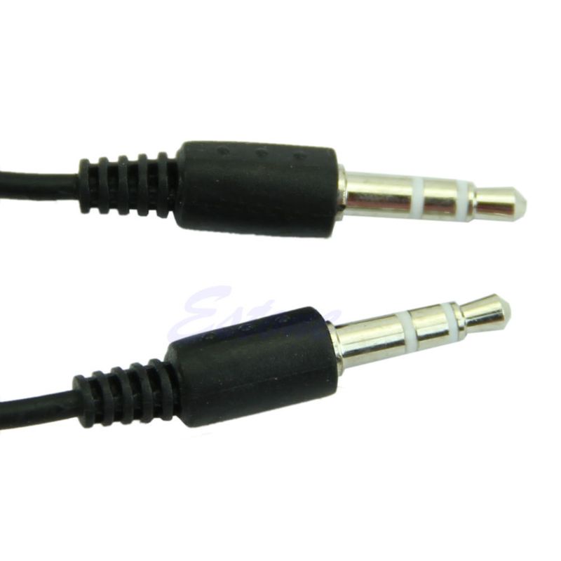 Cáp chuyển đổi âm thanh Aux 3.5mm cho PC iPod MP3 Car 2M