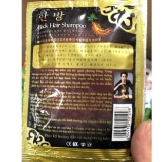Dây Dầu gội đen tóc 1 gói