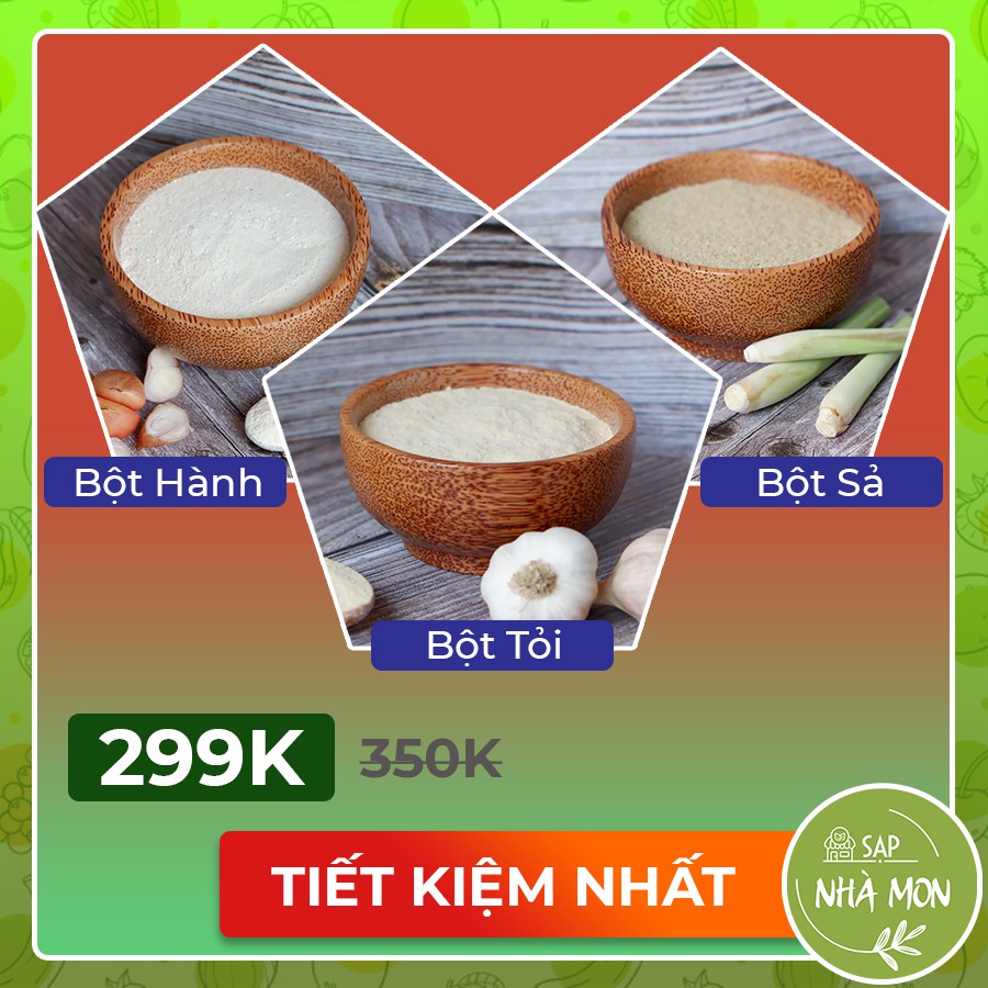 Bột Hành Tẩm Ướp Đồ Ăn - Bột Hành Hải Dương Ngon Loại 1 Nguyên Chất Kinh Môn Hải Dương 250g