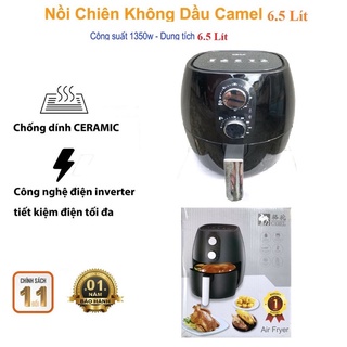 NỒI CHIÊN KHÔNG DẦU CAMEL 5L/6L/6.5L/ 8 LÍT HÀNG CAO CẤP NỘI ĐIA TRUNG