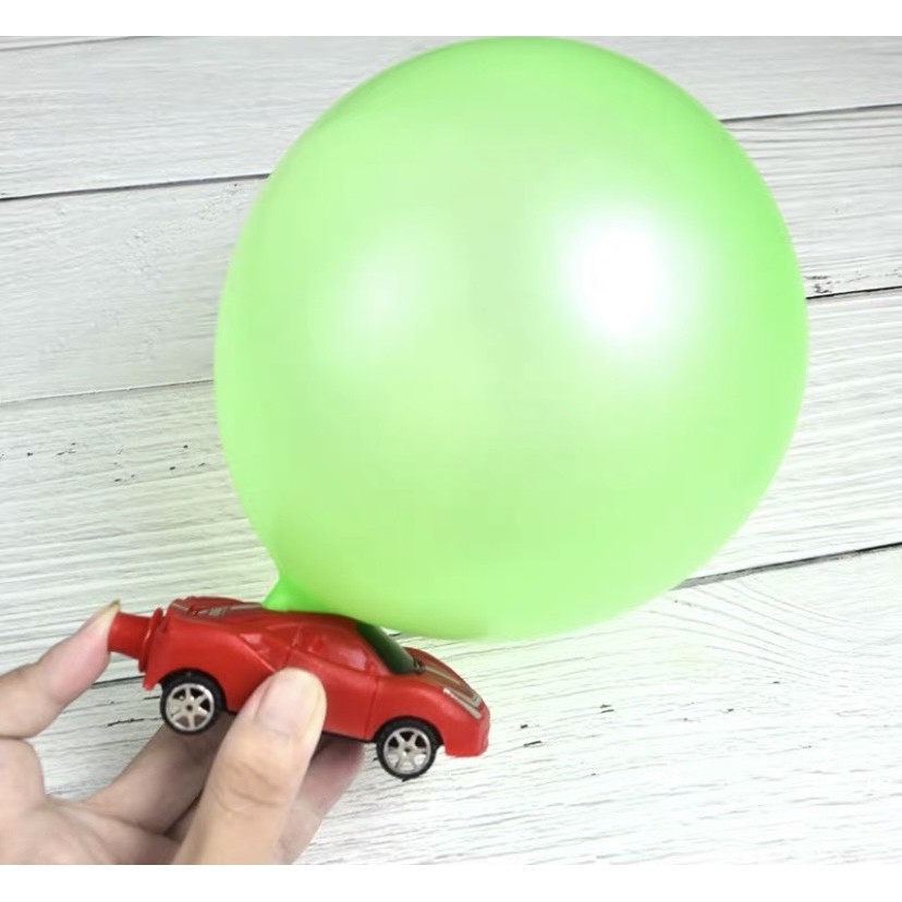Đồ chơi xe mini chạy bằng hơi bong bóng vui nhộn