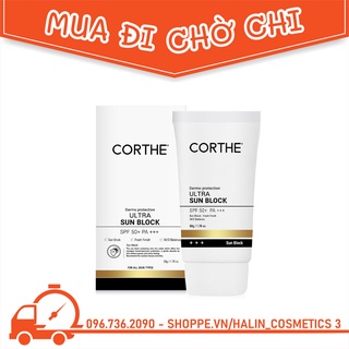 Kem Chống Nắng Vật Lý Corthe Dermo Protection ULTra Sun BLock SPF50+ PA+++💖FREESHIP💖Kem Chống Nắng Vật Lý HALIN545246