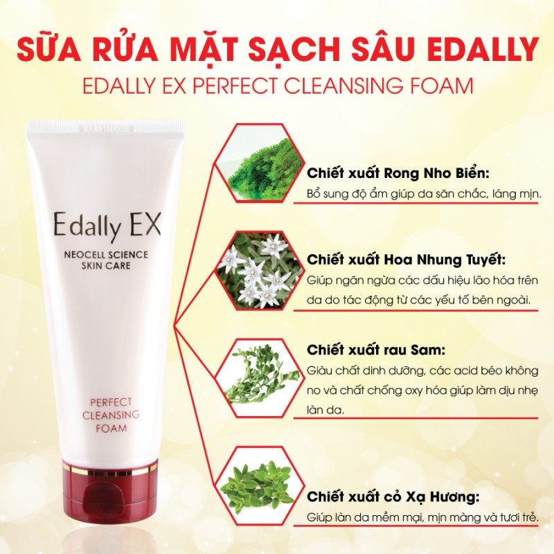 Sữa Rửa Mặt Edally Ex - Mỹ phẩm cao cấp Hàn Quốc