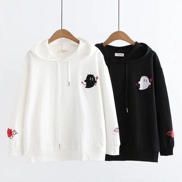 [FREESHIP_50K] Áo hoodie nam nữ hình Ác Quỷ siêu cute AnNgo - NL165