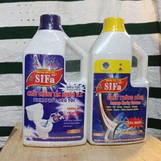 Chất thông tắc bồn cầu toilet chống hôi Siêu tốc 5 phút 1400g Sifa