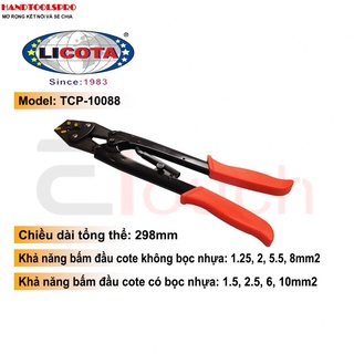 Kìm bấm đầu cote số 8 licota - tcp-10088