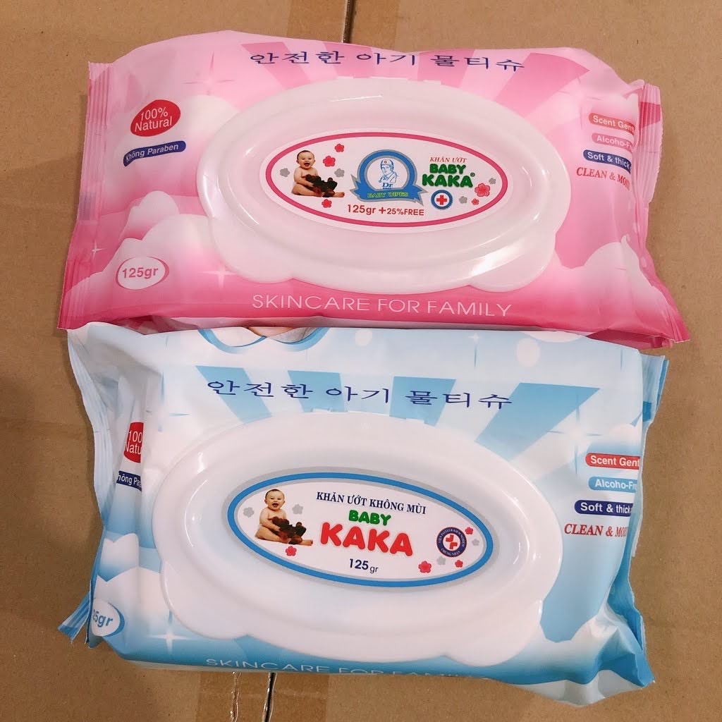 1 thùng giấy ướt kaka 125g 30 gói có mùi và không mùi