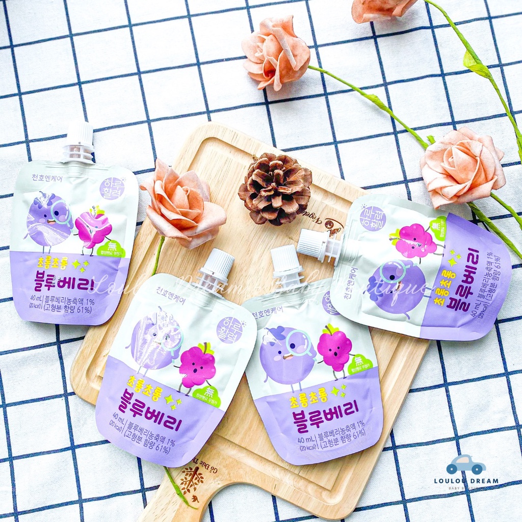 Nước ép việt quất nho baby Chunho Ncare cho bé từ 2 tuổi nội địa Hàn Quốc [AIR - CHÍNH HÃNG]