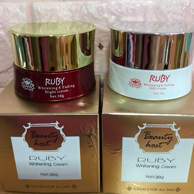 Cặp kem vỗ  bong trị nám Ruby của dr face