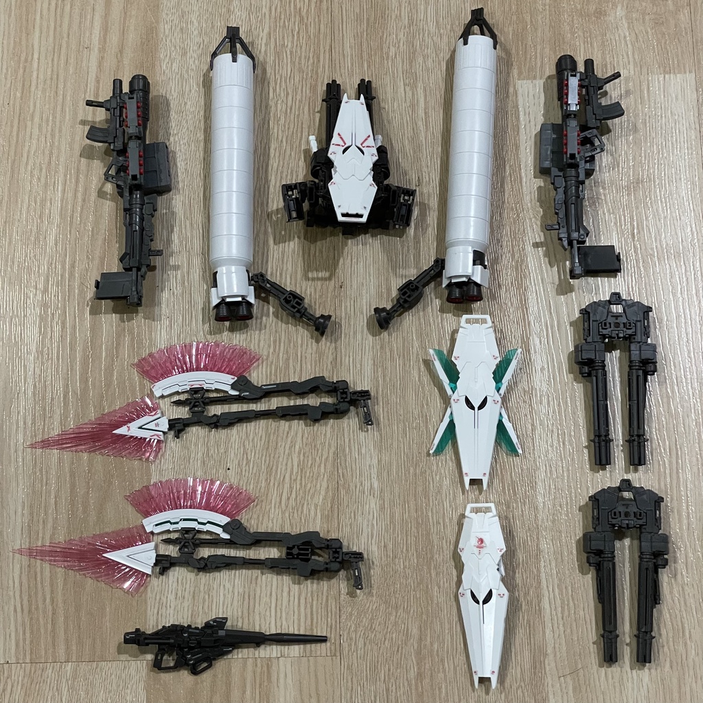 Phụ kiện vũ khí rg 1/144 gundam Unicorn, Banshee