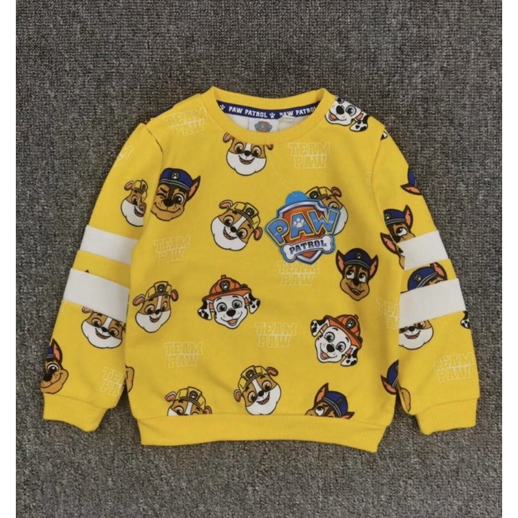 Áo nỉ H~M xuất dư chó cứu hộ, spiderman người nhện, minnie mickey cho bé