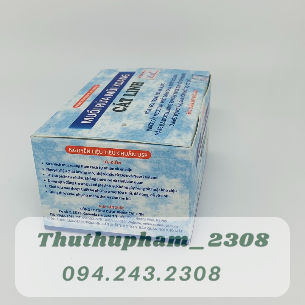 MUỐI RỬA MŨI XOANG CÁT LINH