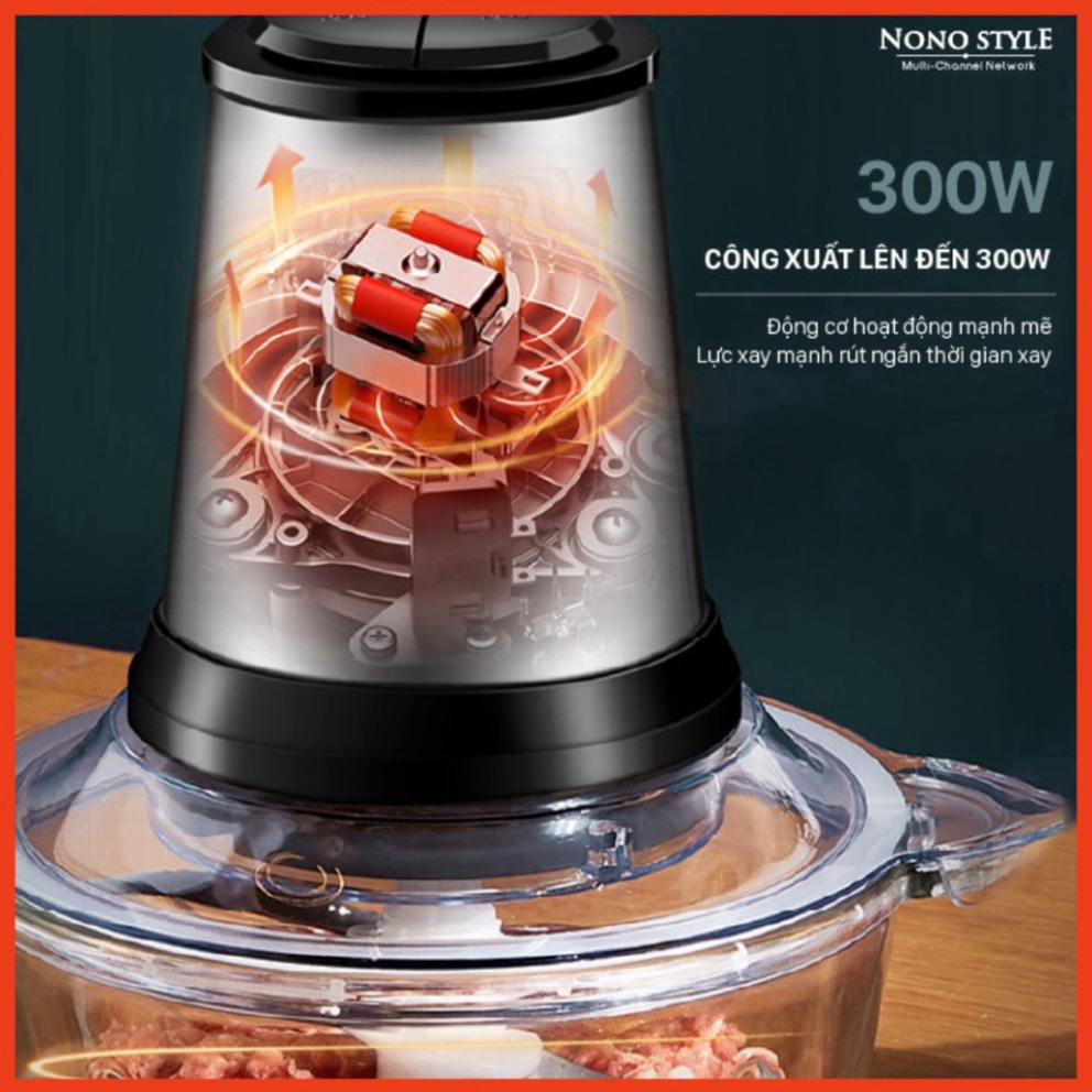 Máy xay thịt thực phẩm đa năng - Thiết bị xay trộn nghiền - BH 12 THÁNG