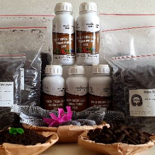 Phân trùn quế ép viên tan chậm- Túi 3kg