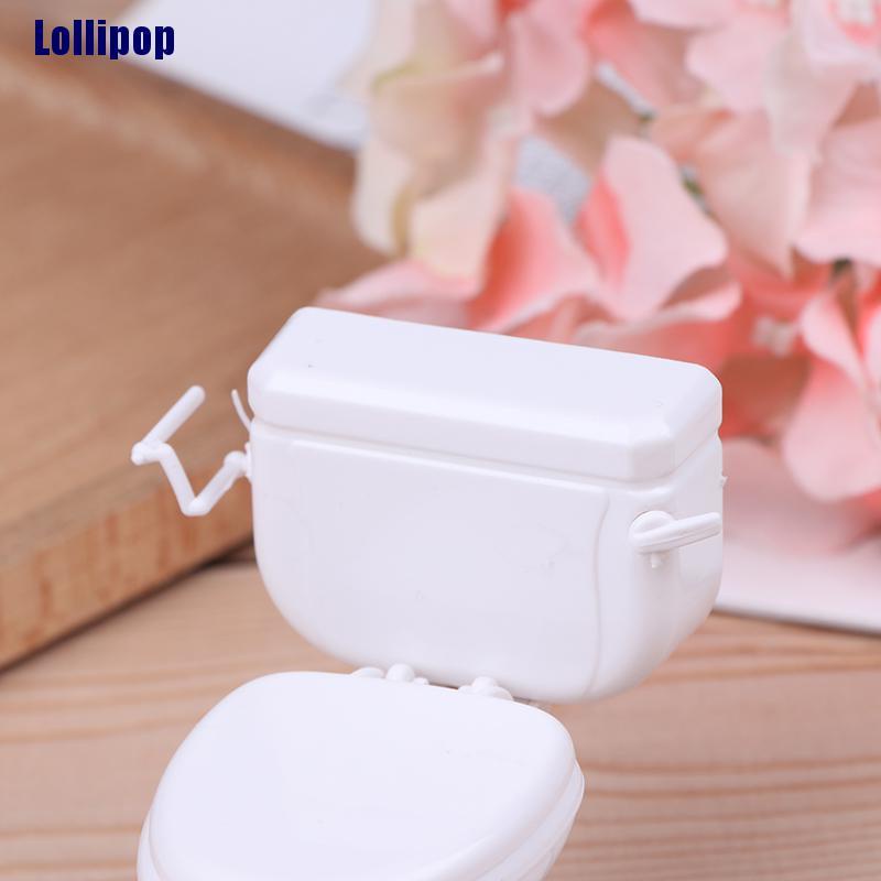 Mô hình bồn cầu mini trang trí nhà búp bê thiết kế độc đáo