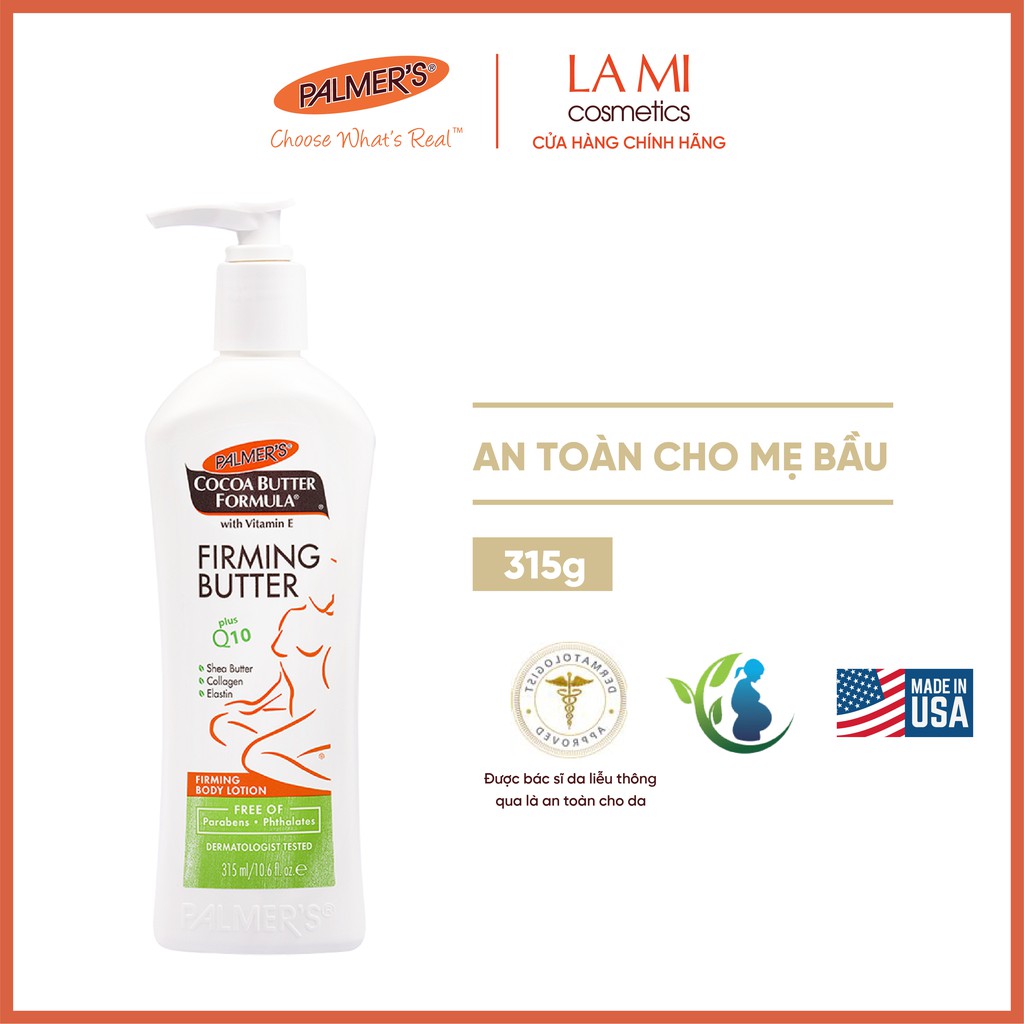 Sữa dưỡng thể làm săn chắc da sau sinh Palmers 315ml