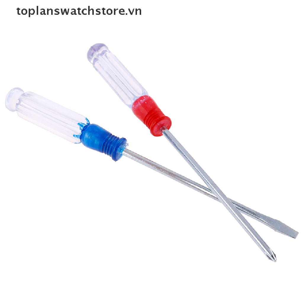 Set 5 Tua Vít Đầu Dẹt / Lưỡi Chéo Nhỏ Gọn Tiện Dụng Sửa Chữa Nhà Cửa