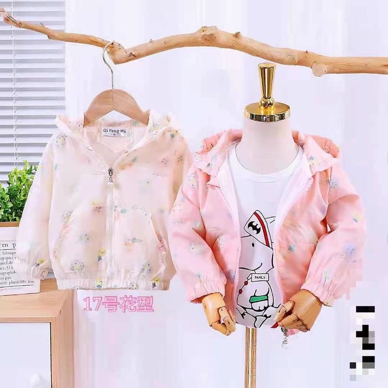 Áo khoác gió hàng quảng châu siêu mềm mướt tay 8-18kg