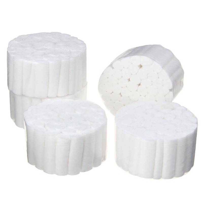 (Hàng Mới Về) Cuộn 200 Miếng Bông Cotton Dùng Một Lần Chăm Sóc Răng Miệng